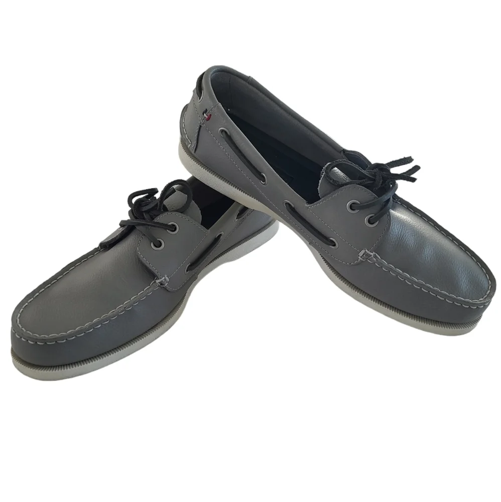 Tommy Hilfiger TM Bowman Men's Boat Shoes Gray Size 9.5